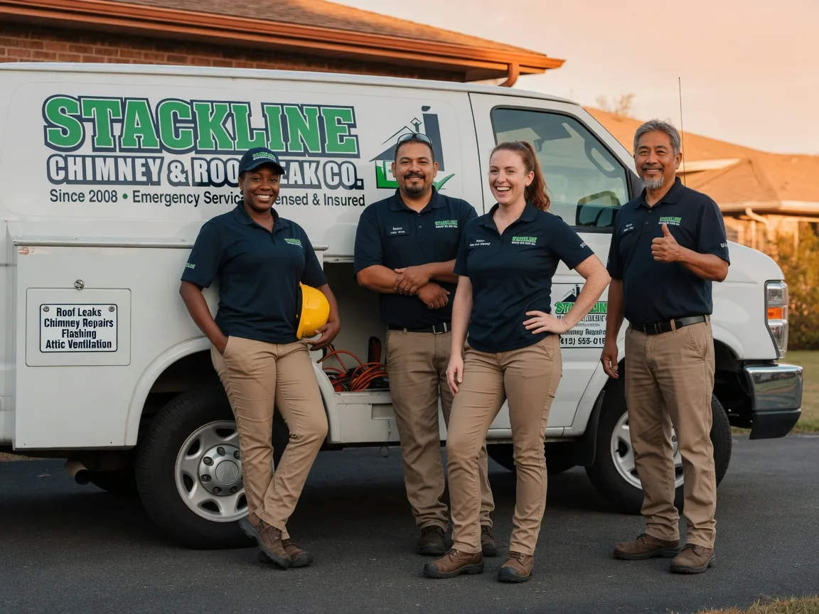 Chimney flashing repair company in Avon, MN